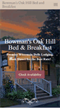Mobile Screenshot of bowmansoakhillbedandbreakfast.com